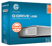 G-Technology G-DRIVE Professional External USB 3.0 Hard Drive – Up to 2000GB Storage