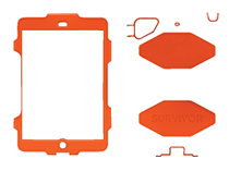 Griffin Survivor All-Terrain Ipad Mini 1,2,3 Gray, Orange