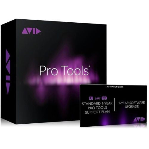 Avid Pro Tools with Annual Upgrade and Support Plan (Card + iLok)  1-Year Perpetual License