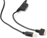 iConnectivity 30-Pin to USB Type B iOS In-line Connection Cable 5-foot