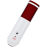 MXL Tempo WR USB Vocal Mic with White Body and Red Grill USB Condenser Microphone