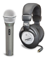 Samson Audio Q2U USB-XLR Dynamic Microphone Recording Package