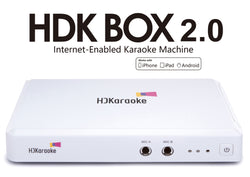 HDK Box 2.0 Karaoke Player Internet Enabled - With Microphone IOS & Android Support
