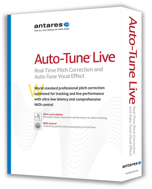Antares Auto-Tune Live Real-Time Pitch Correction and Auto-Tune Vocal Effect