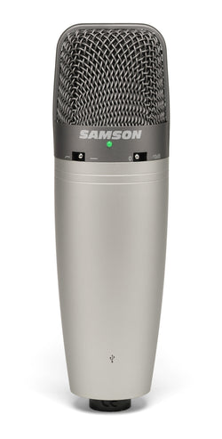 Samson Audio C03U Variable Pattern Large Diaphragm USB Studio Condenser Microphone