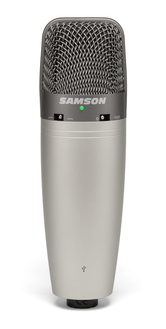 Samson Audio C03U Variable Pattern Large Diaphragm USB Studio Condenser Microphone