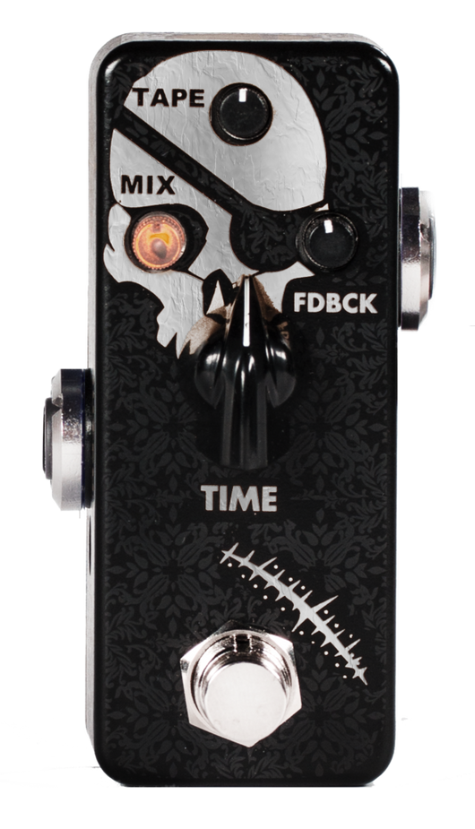 F-Pedals Echobandit™ Silver Guitar Pedal