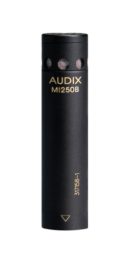 Audix M1250B Miniaturized Condenser Microphone with RFI Immunity