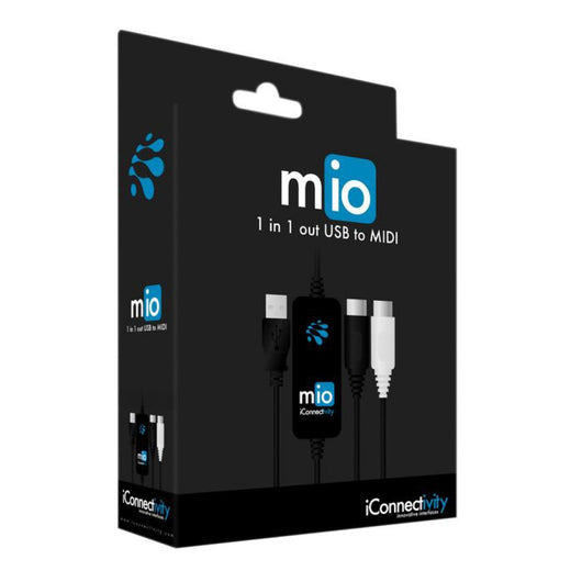 iConnectivity Mio 1-In-1-Out USB to MIDI Interface for Mac and PC