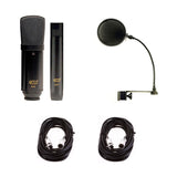 MXL 440/441 Recording Condenser Mic Kit (2 Microphones) Recording Ensemble