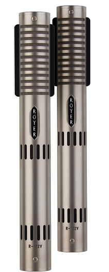 Royer R-122V Matched Ribbon Microphone Pair Nickel