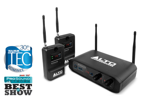 Alto Professional Stealth Wireless Stereo Wireless System for Active Loudspeakers