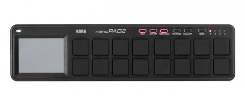 Korg nanoSERIES2 Slim-line nanoPAD2 – Black USB-MIDI Controller