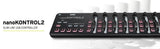 Korg nanoSERIES2 Slim-line nanoKONTROL2 – Black USB-MIDI Controller