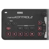 Korg nanoSERIES2 Slim-line nanoKONTROL2 – Black USB-MIDI Controller