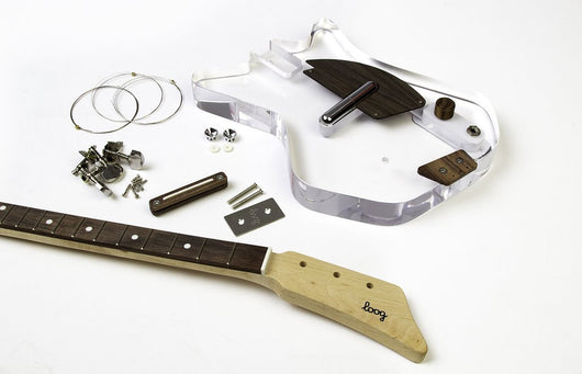 Loog Guitars Loog II Lucite 3-Stringed Electric Guitar Kit