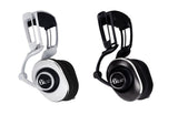 Blue Lola Ergonomically Hi-Fi Over-Ear Headphones WHITE and BLACK