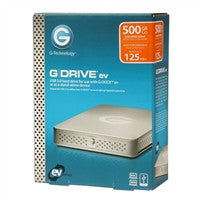 G-Technology G-DRIVE ev USB 3.0 Hard Drive with 500GB Storage