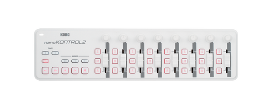 Korg nanoSERIES2 Slim-line nanoKONTROL2 – White USB-MIDI Controller