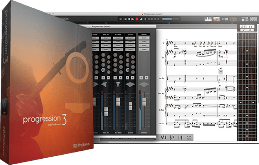 PreSonus Progression 3 by Notion  Composition Software for Guitar, Bass and Drums