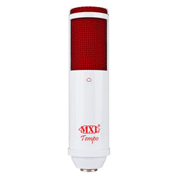 MXL Tempo WR USB Vocal Mic with White Body and Red Grill USB Condenser Microphone