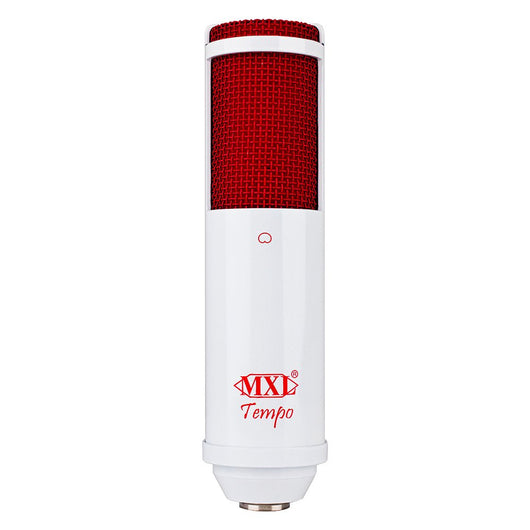 MXL Tempo WR USB Vocal Mic with White Body and Red Grill USB Condenser Microphone