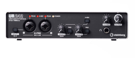 Steinberg Ur242 Usb Audio Interface With iOS+ Compatibility
